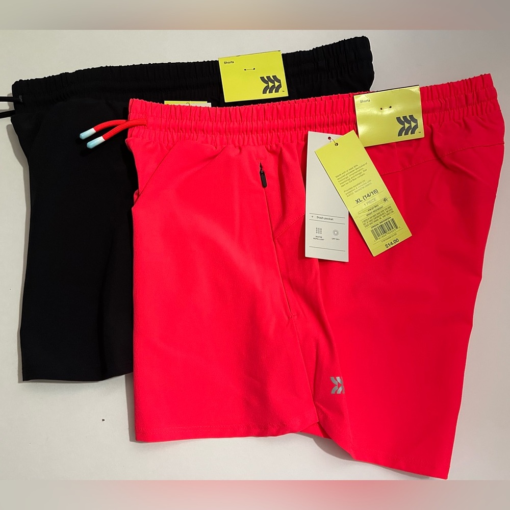 All in motion Girls  Shorts ( 2pc bundle ) Size XL 14/16